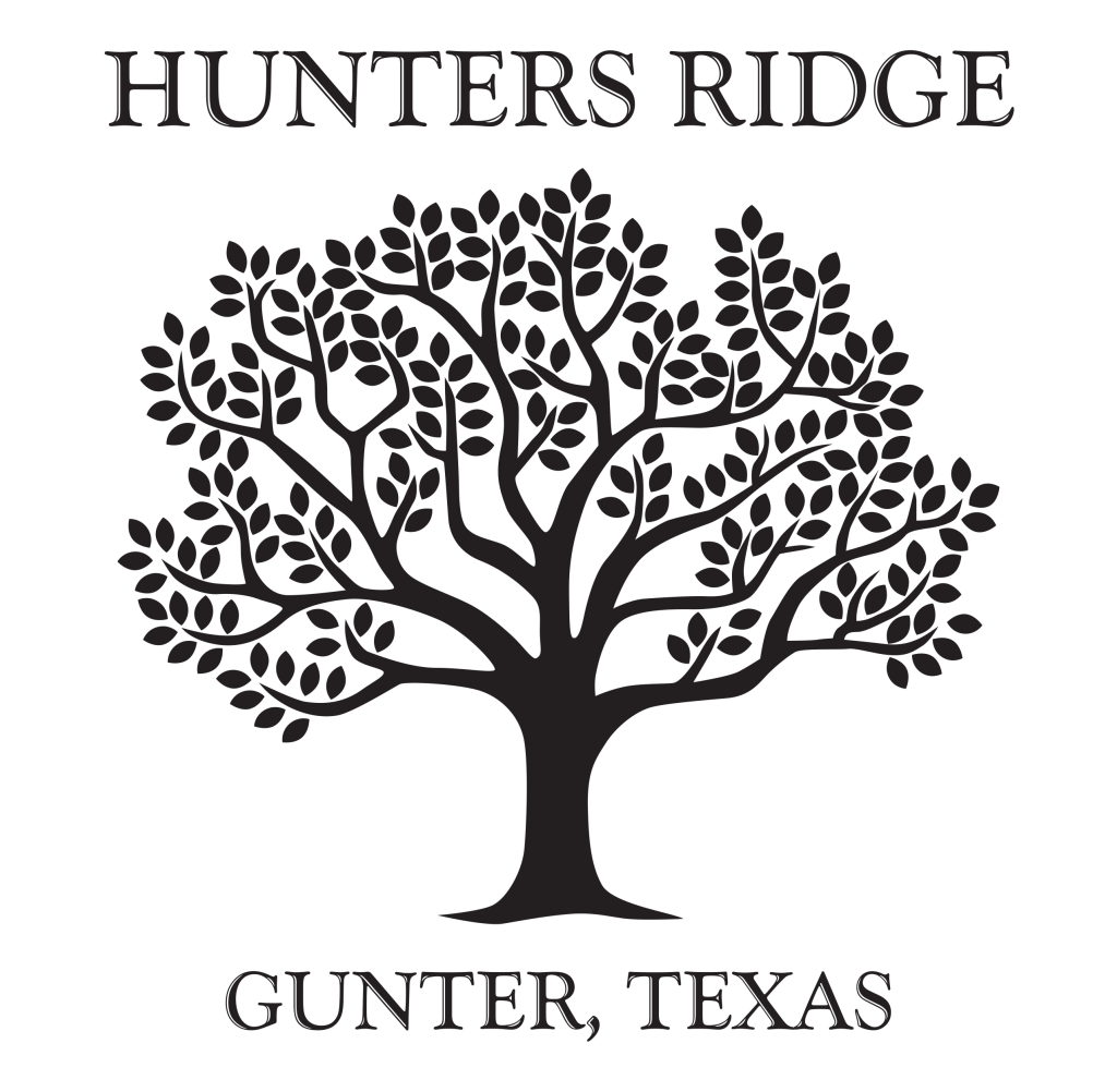 Hunters Ridge Community. Sign Hunter's Ridge - Gunter Land